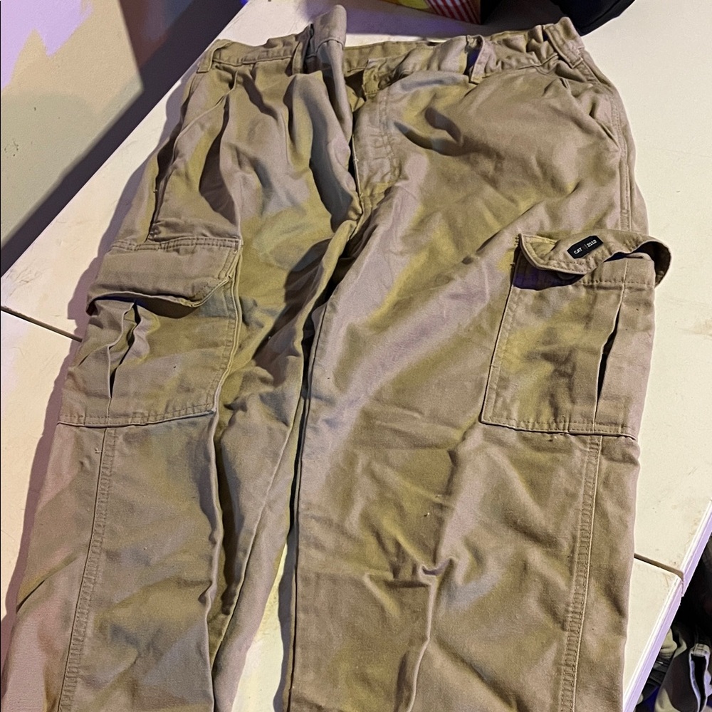 Men's Classic Khaki Cargo Pants